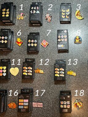 Buy/Trade Pooh & Friends Blind Box Mystery Pins - updated 4/7/2026